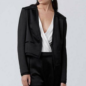 NWT Diane von Furstenberg Satin Blazer Jacket